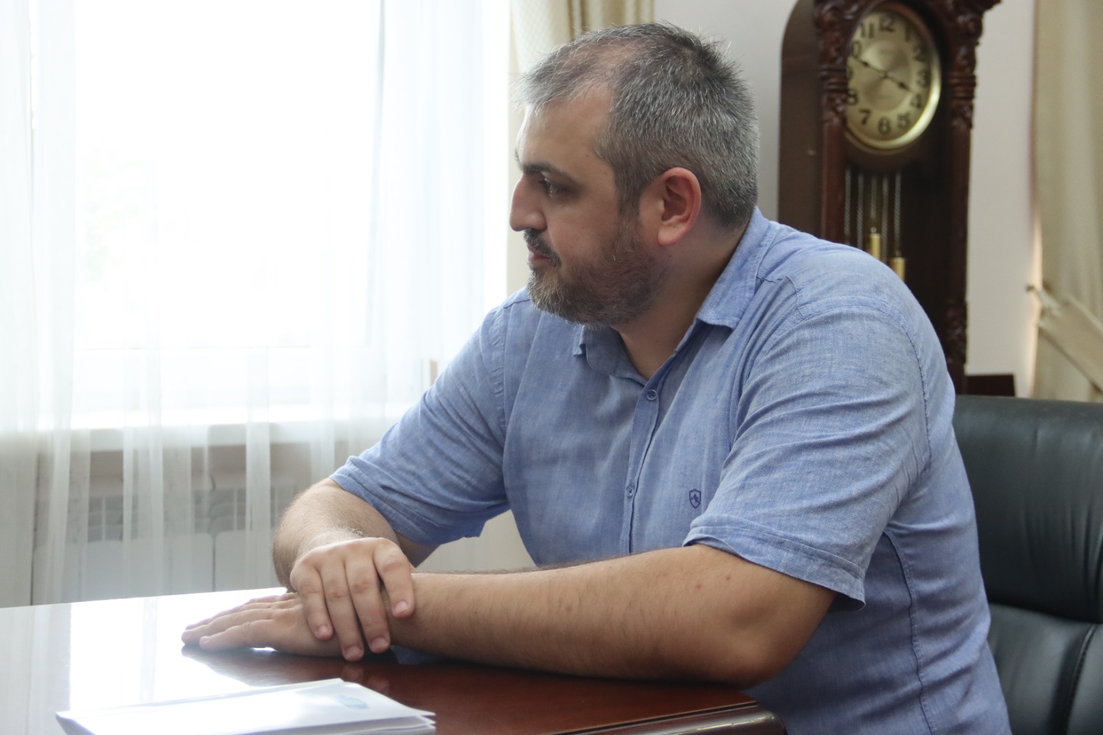 Темирлан Абуталимов встретился с председателем международной общественной организации дагестанцев республики Беларусь «Горо» Хизри Асадулаевым